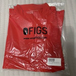 Figs fionlite awesome red Rafaela scrub top